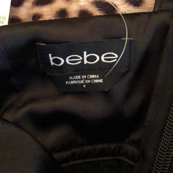 Woman’s black Bebe party dress - Picture 5 of 8